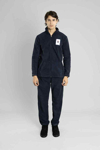Blue Color Fleece Co-ord Set