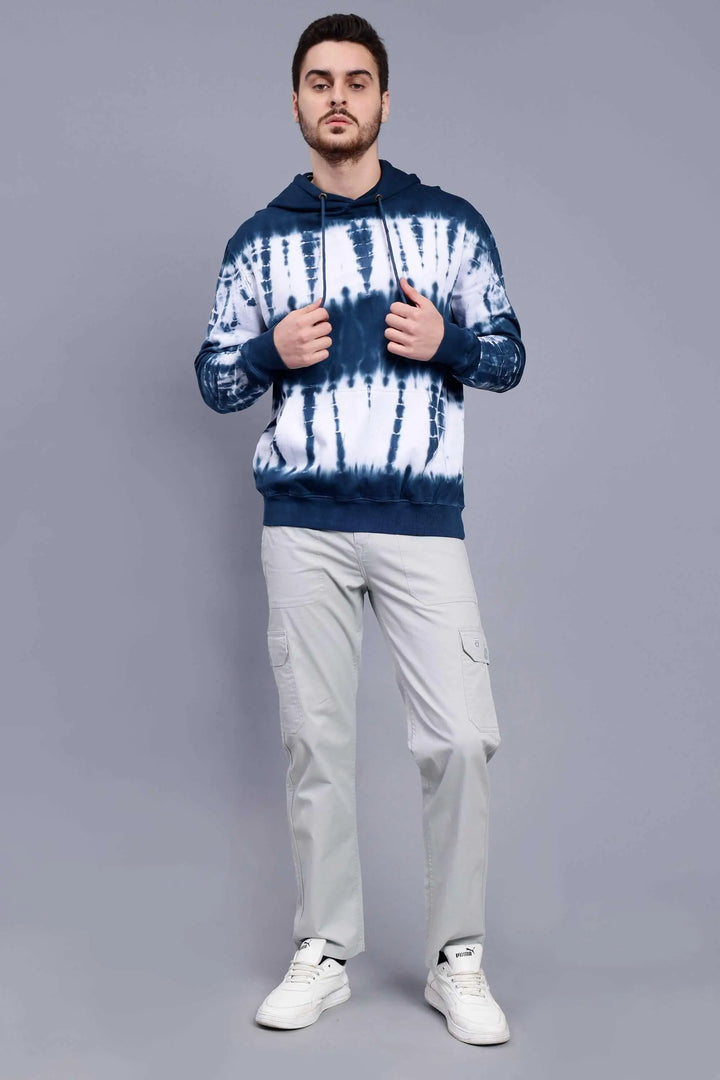 Regular Fit Tie Dye Premium Sweatshirt Hoodie For Men - Peplos Jeans