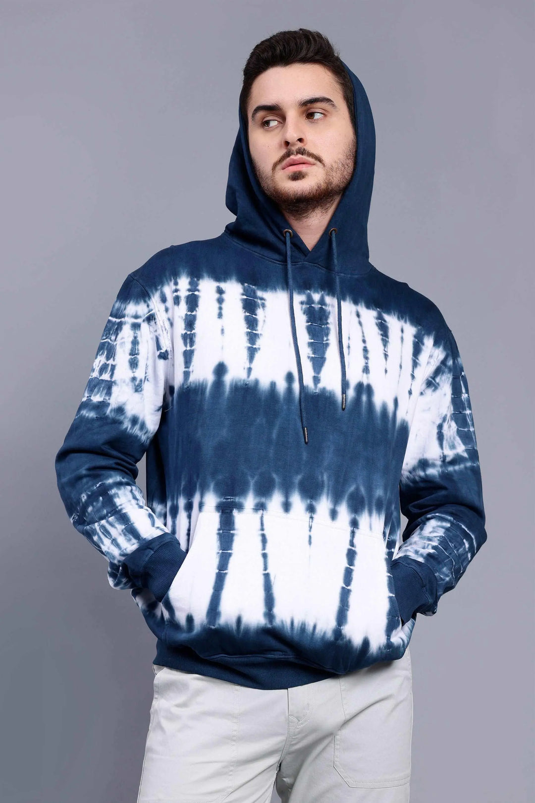 Regular Fit Tie Dye Premium Sweatshirt Hoodie For Men - Peplos Jeans