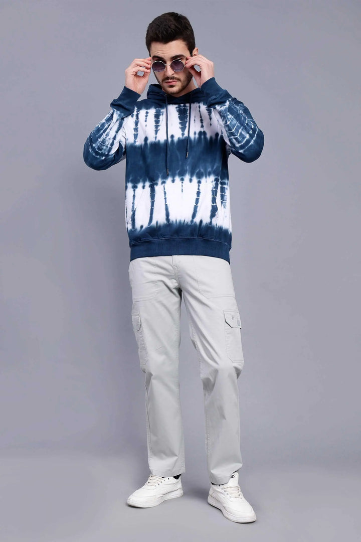Regular Fit Tie Dye Premium Sweatshirt Hoodie For Men - Peplos Jeans