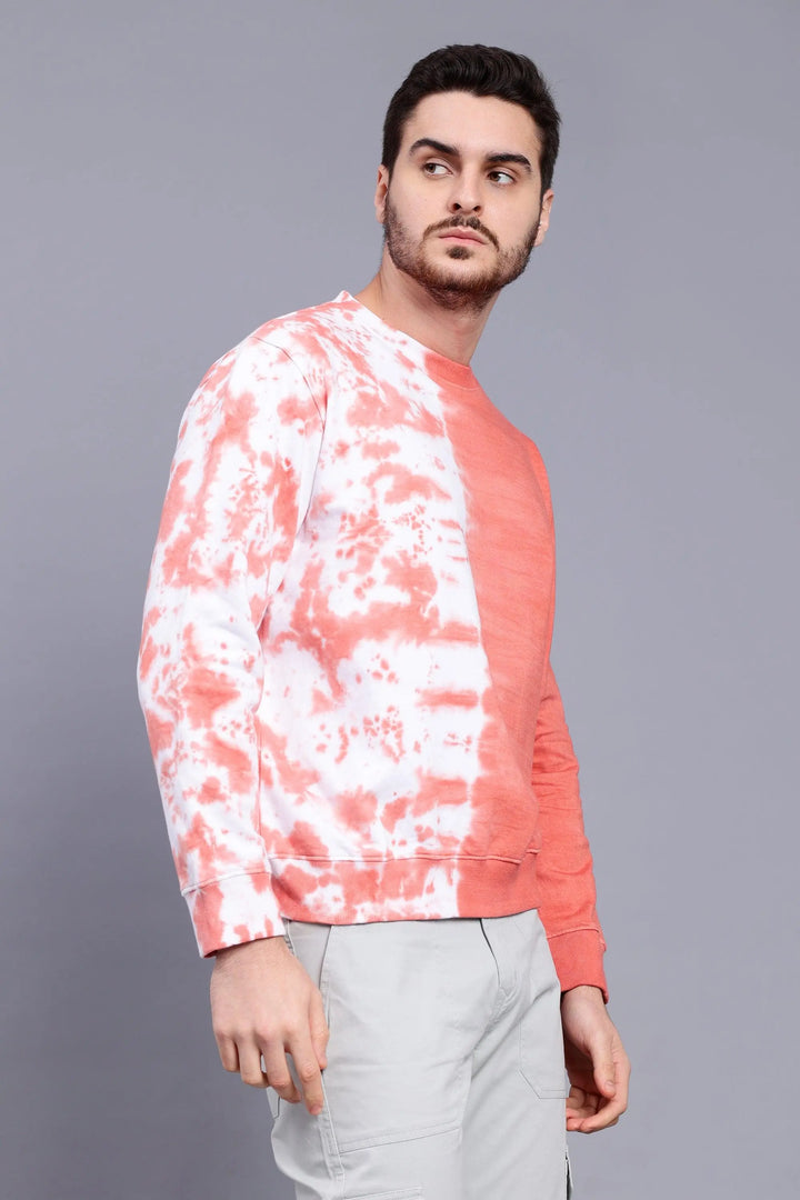 Regular Fit Tie Dye  Premium Sweatshirt For Men - Peplos Jeans