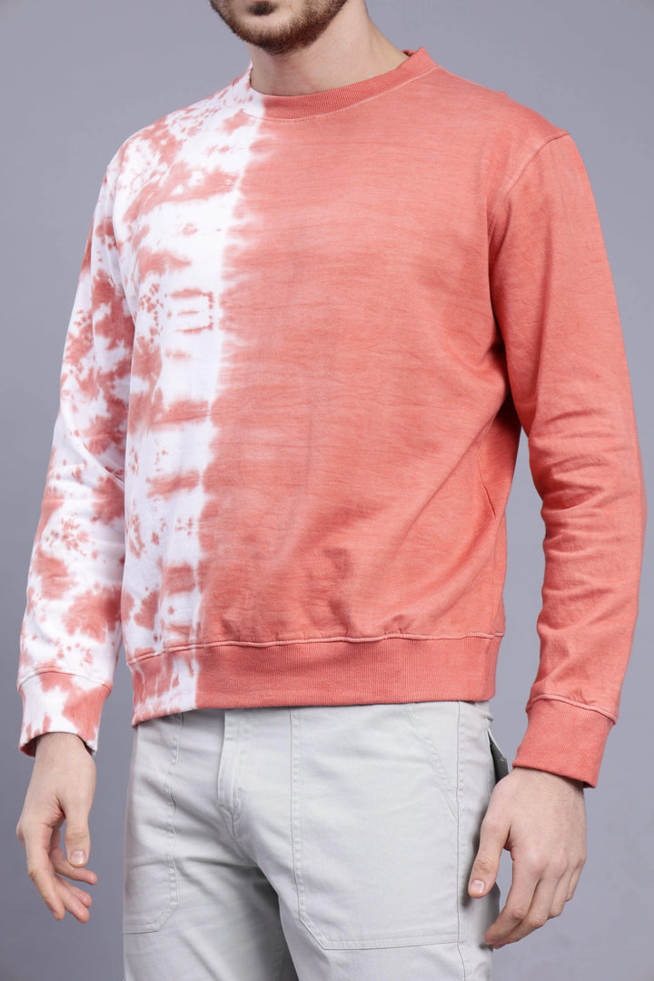Regular Fit Tie Dye  Premium Sweatshirt For Men - Peplos Jeans