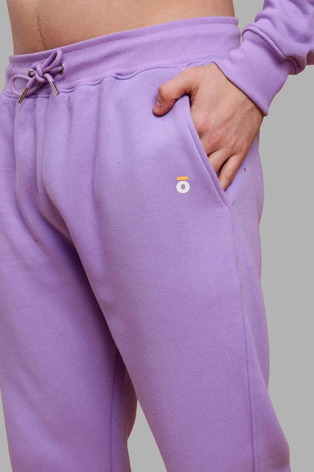 Men's Lavender Premium Cotton Joggers - Peplos Jeans