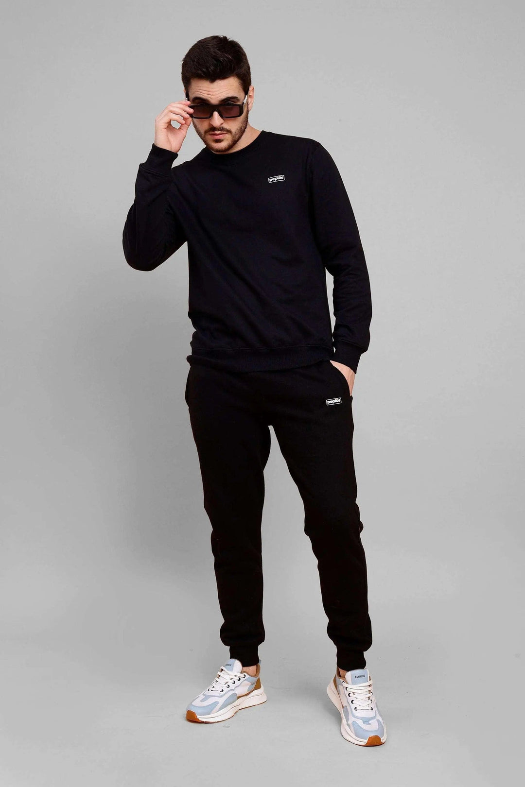 Men's Black Premium Joggers - Peplos Jeans