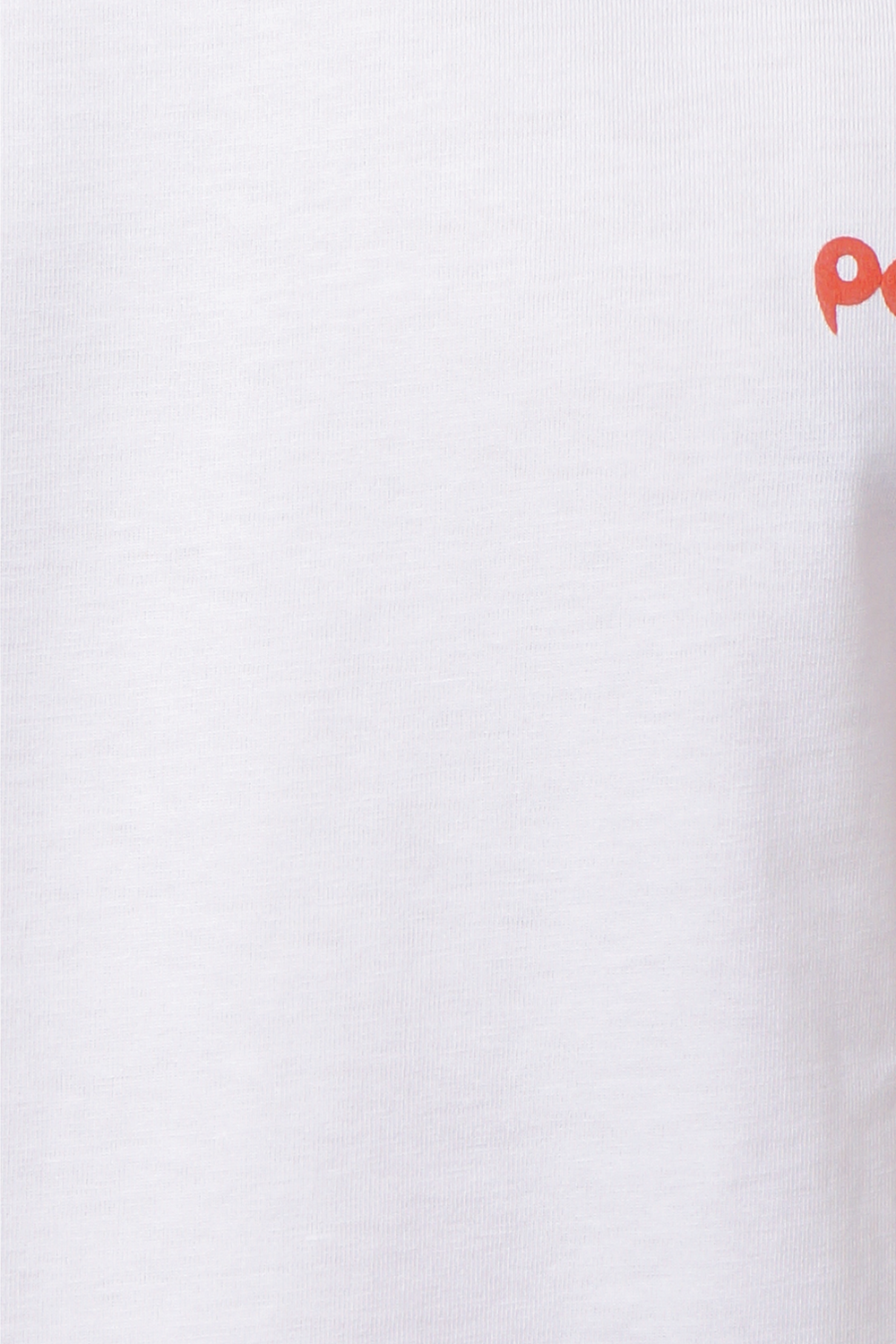 Men's Polo Neck White Cotton T-shirt - Peplos Jeans