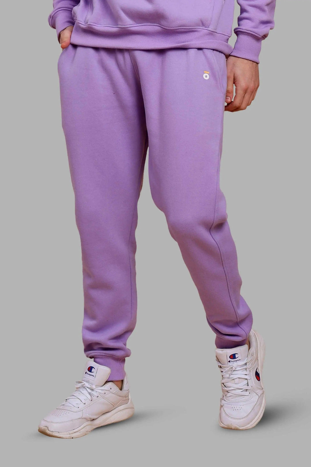 Men's Lavender Premium Cotton Joggers - Peplos Jeans