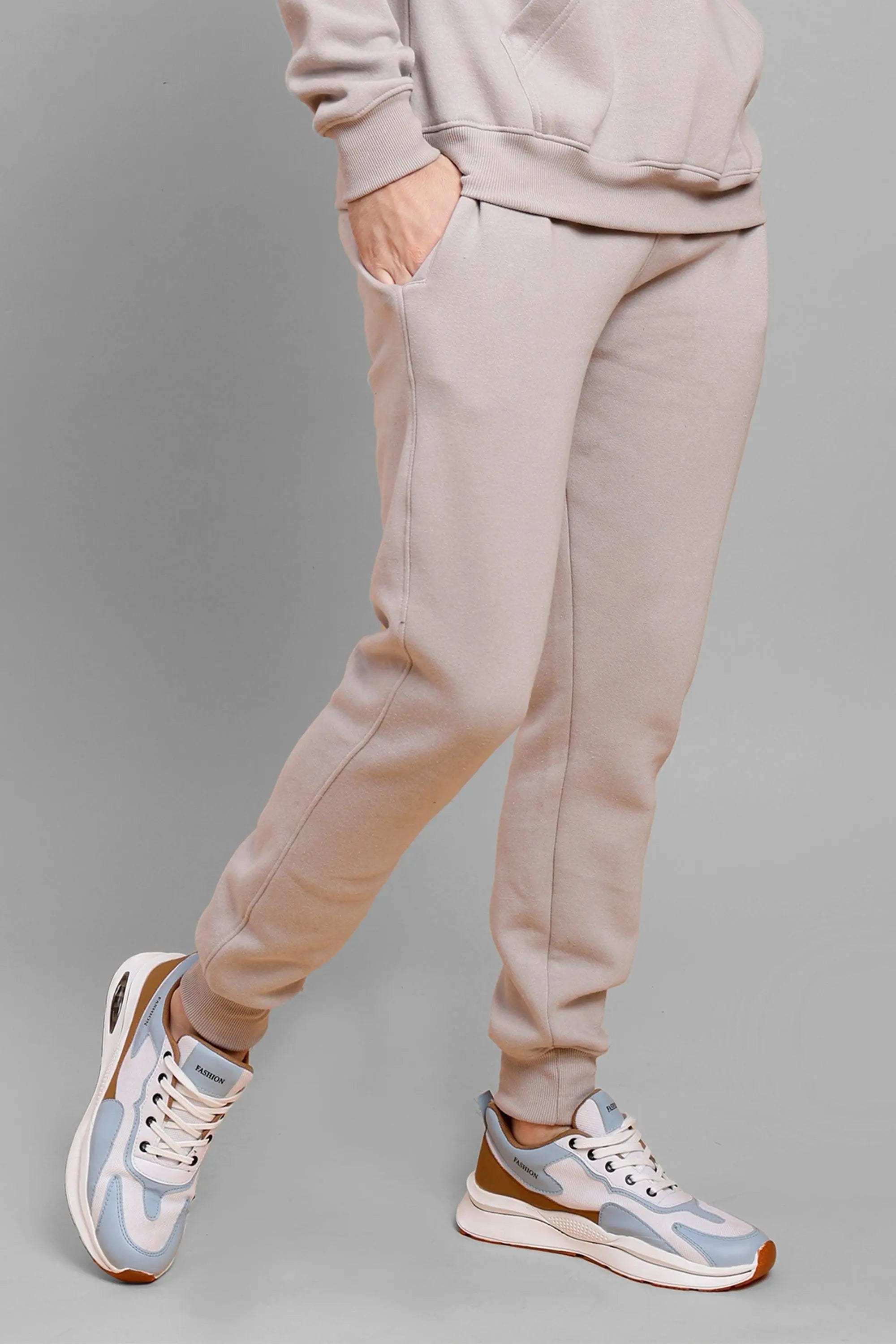 Grey Plaid Men's Joggers main image 1
