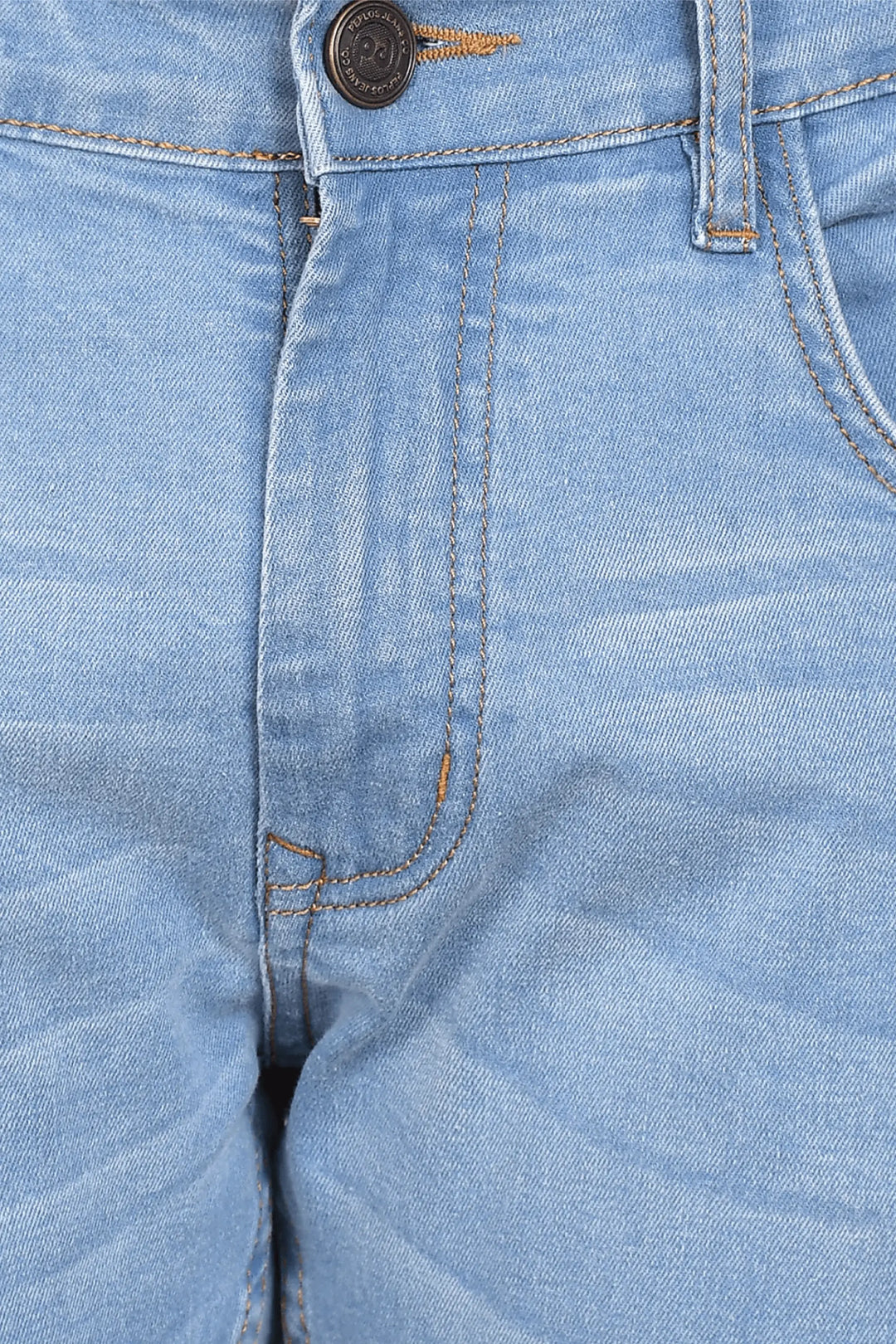 Skinny Fit Ankle Length Light Blue Men's Denim Jeans - Peplos Jeans