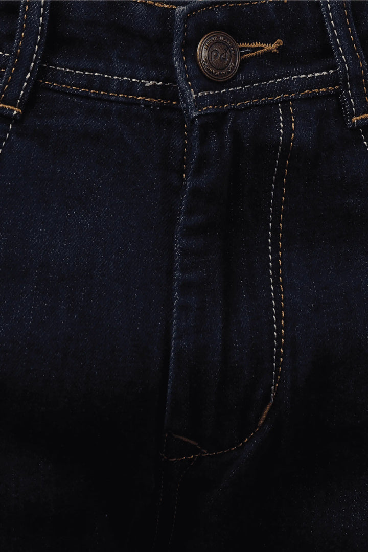 Slim Fit dark Blue Denim Jeans For Men - Peplos Jeans