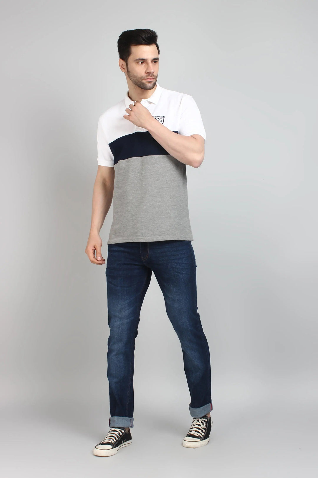 Relaxed Fit Dark Blue Premium Fabric Denim Jeans For Men - Peplos Jeans