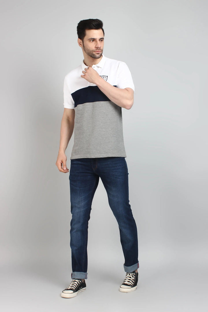 Relaxed Fit Dark Blue Premium Fabric Denim Jeans For Men - Peplos Jeans
