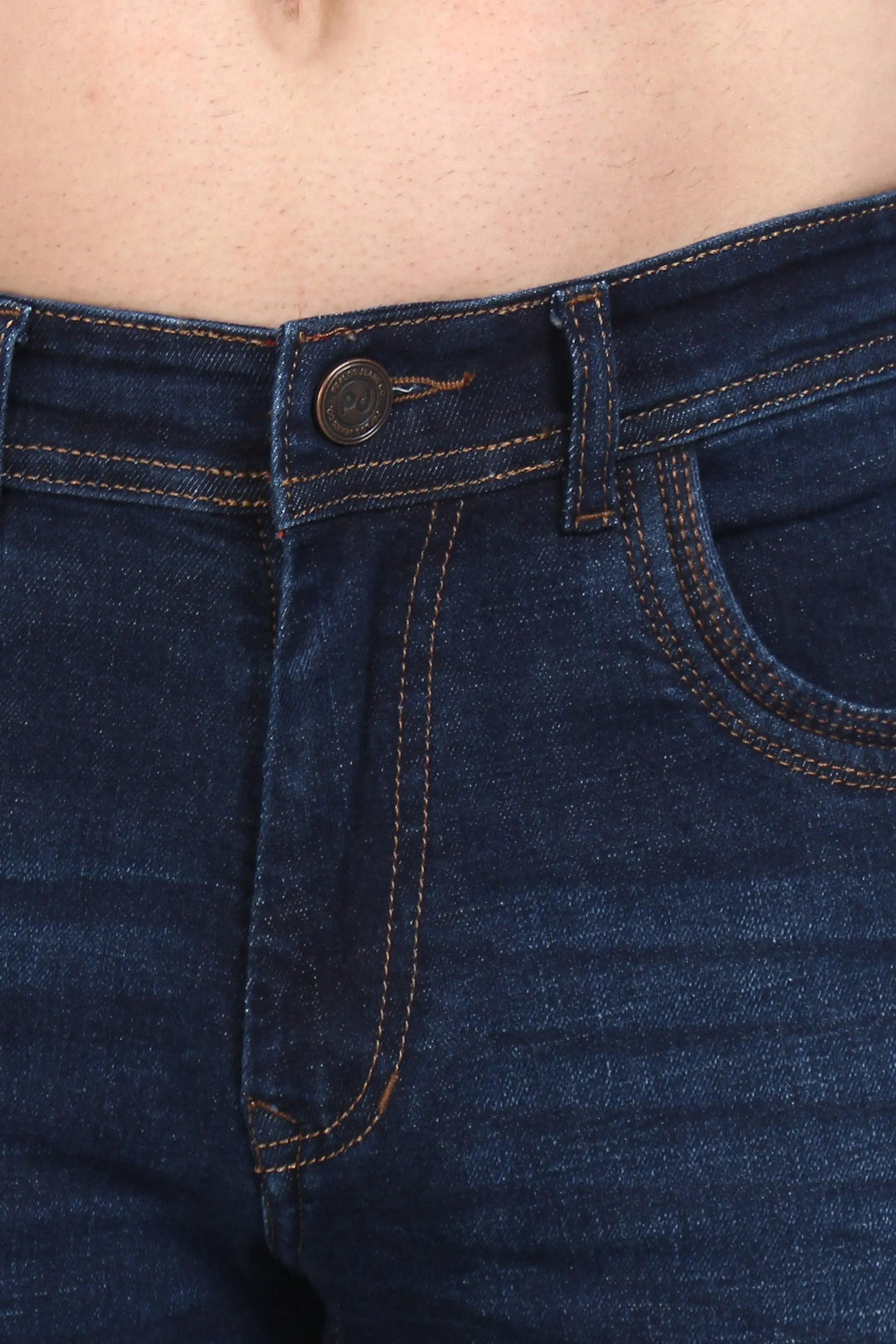 Relaxed Fit Dark Blue Premium Fabric Denim Jeans For Men - Peplos Jeans