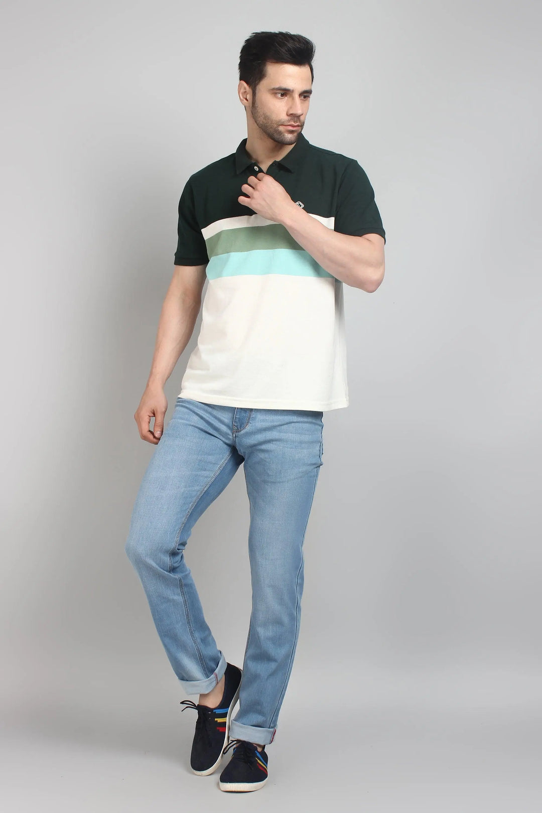 Relaxed Fit Light Blue Premium Denim Jeans For men - Peplos Jeans