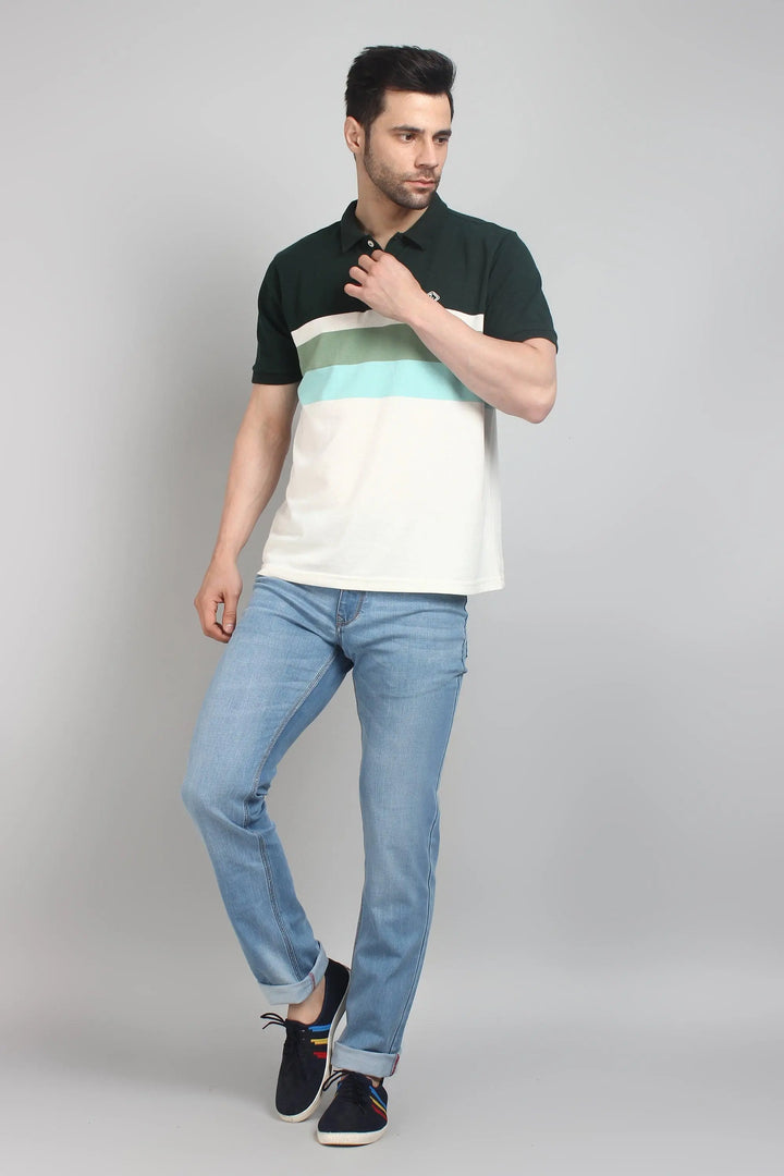 Relaxed Fit Light Blue Premium Denim Jeans For men - Peplos Jeans