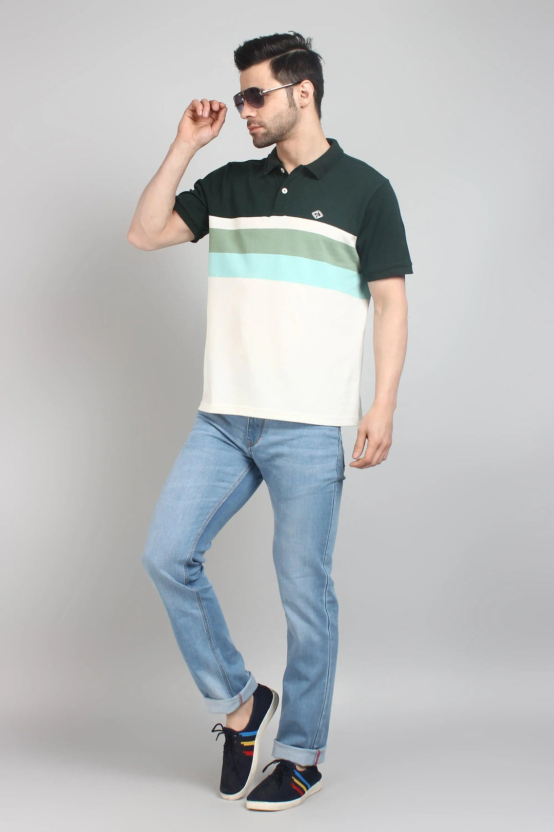 Relaxed Fit Light Blue Premium Denim Jeans For men - Peplos Jeans