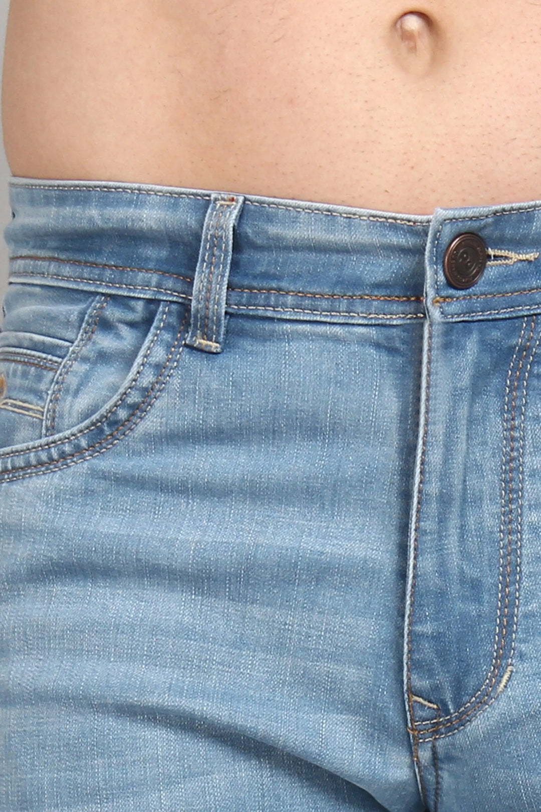 Relaxed Fit Light Blue Premium Denim Jeans For men - Peplos Jeans