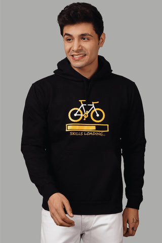 Regular Fit Classic Printed Hoodie For Men