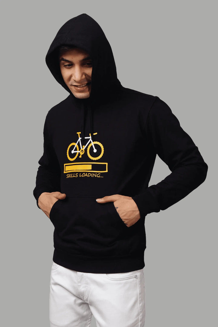 Regular Fit Classic Printed Hoodie For Men - Peplos Jeans