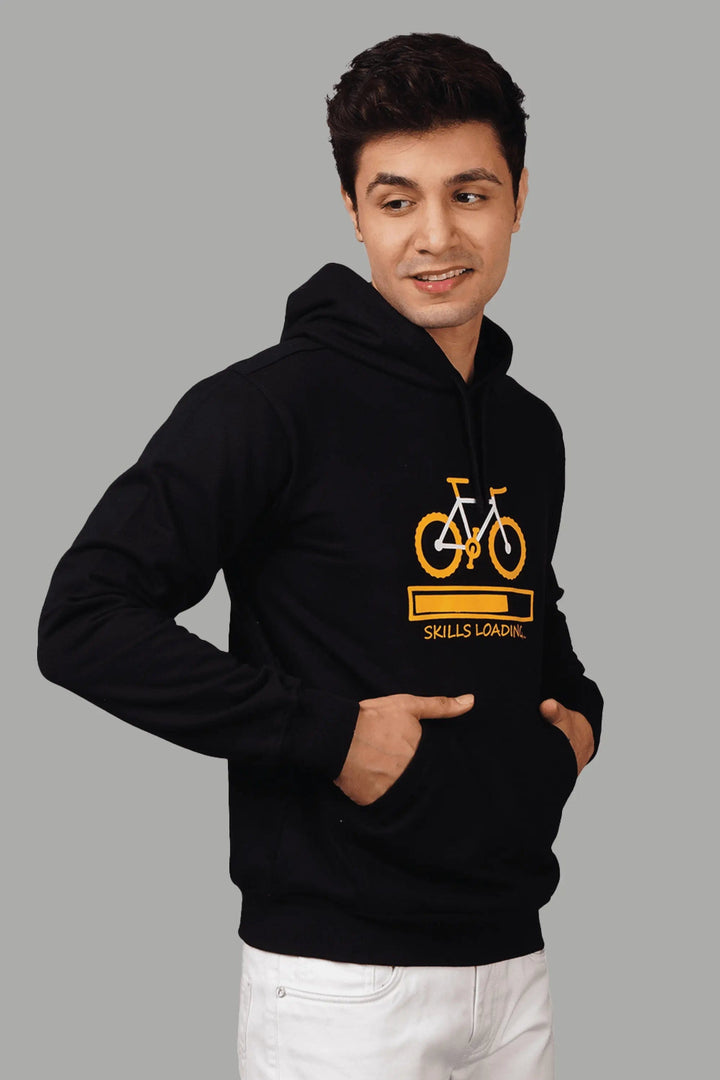 Regular Fit Classic Printed Hoodie For Men - Peplos Jeans