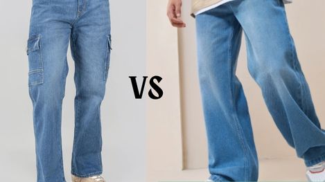 cargo vs baggy jeans