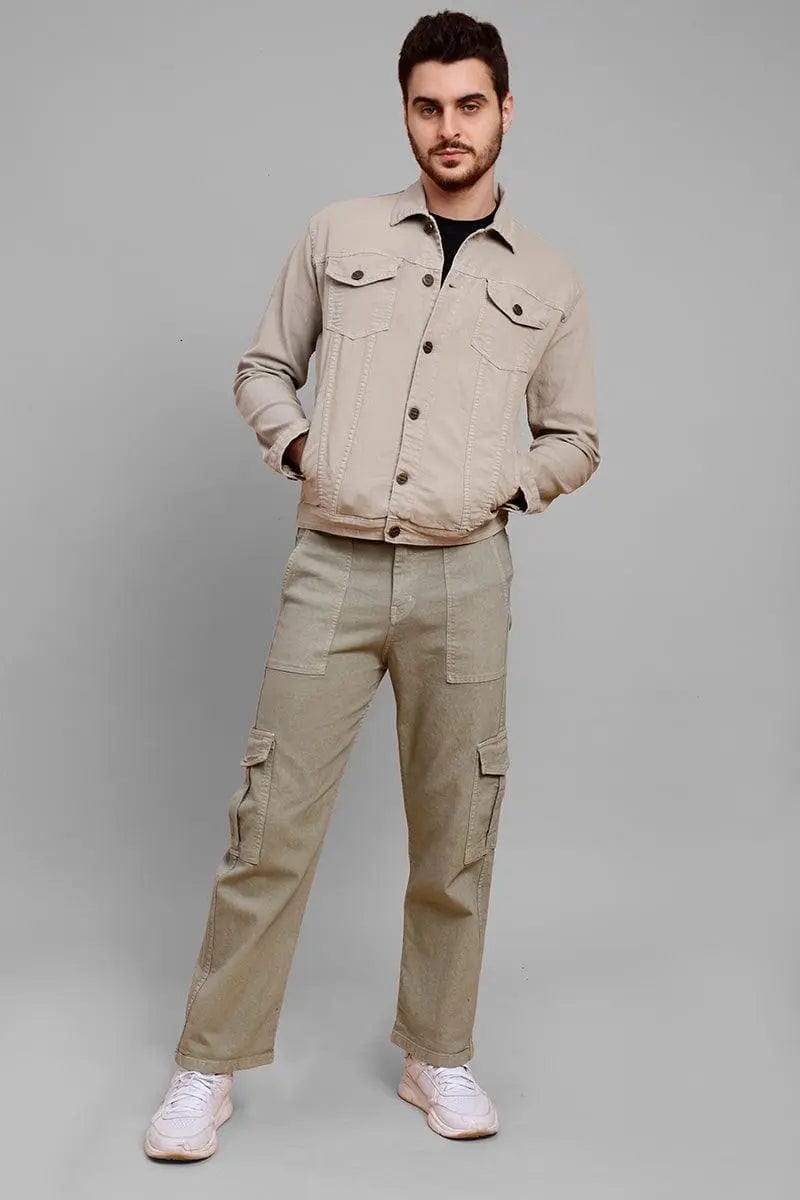 Trucker Jacket Beige Jacket Outfit Mens Beige Denim Jacket Men Shop