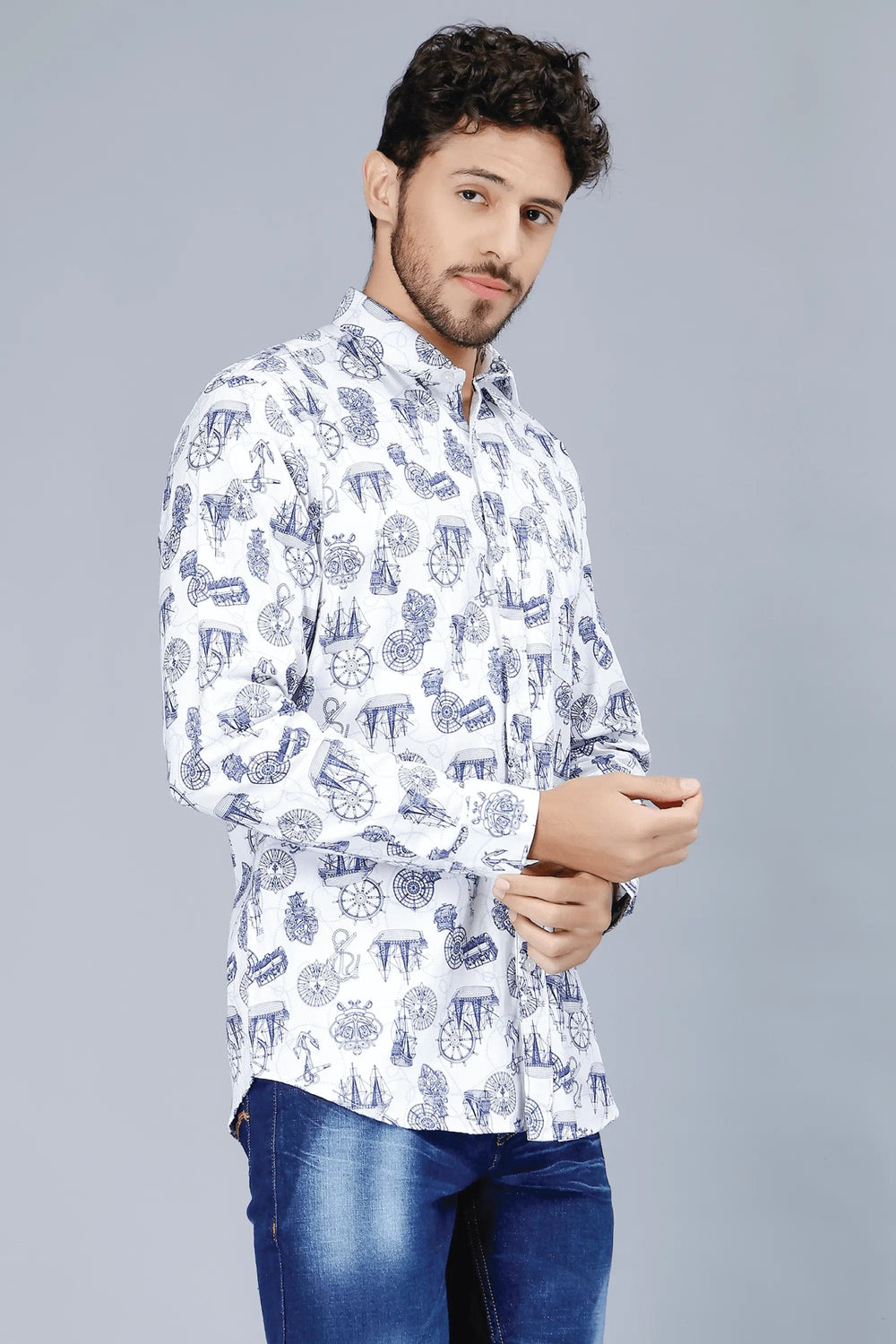 Multi Color Stylish Cotton Casual Shirt