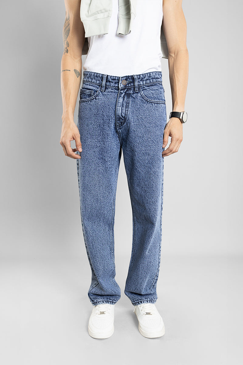 Regular Fit Jeans for Men (Blue)