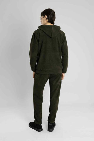 Olive Color Winter Hooded Co ord Set