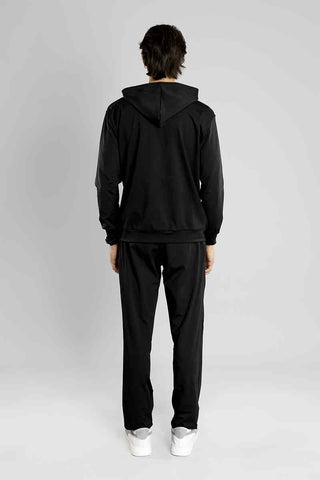 Men's Black Tracksuit for Sports