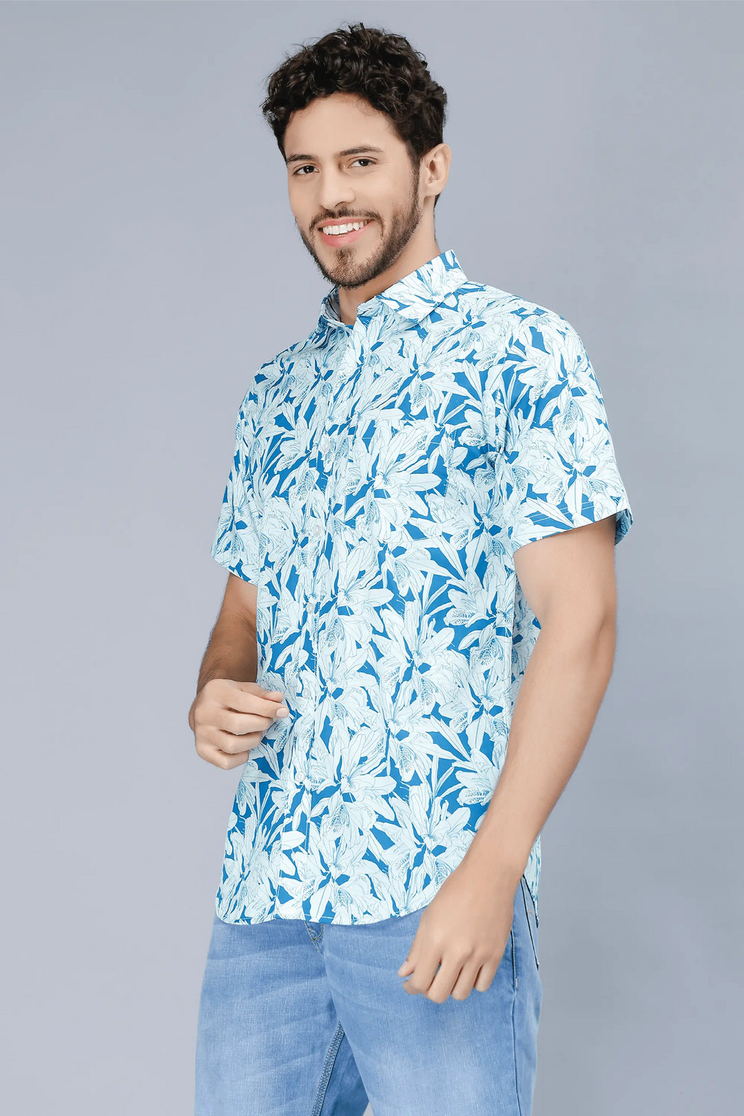 Men's Multi Color Stylish Printed Casual Shirt