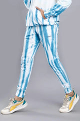 REGULAR FIT SOLID WHITE TIE & DYE PREMIUM JOGGERS FOR MEN