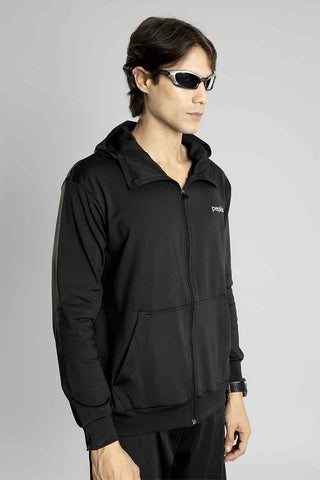 Men's Black Tracksuit for Sports