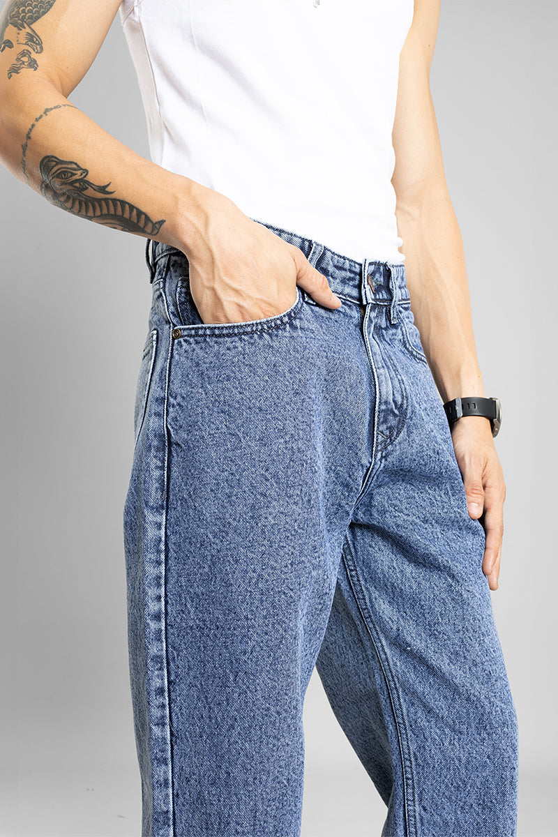 Regular Fit Jeans for Men (Blue)