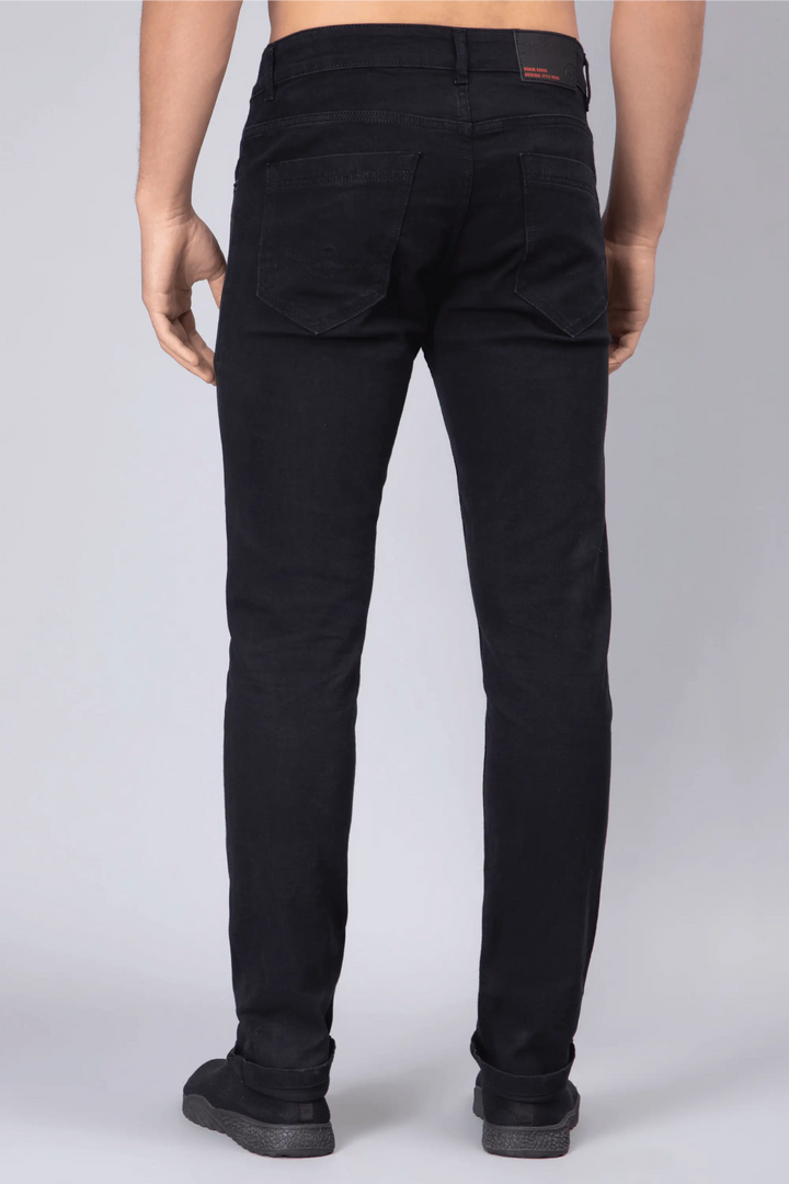 Slim Tapered Fit Z Black Premium Denim Jeans For Men