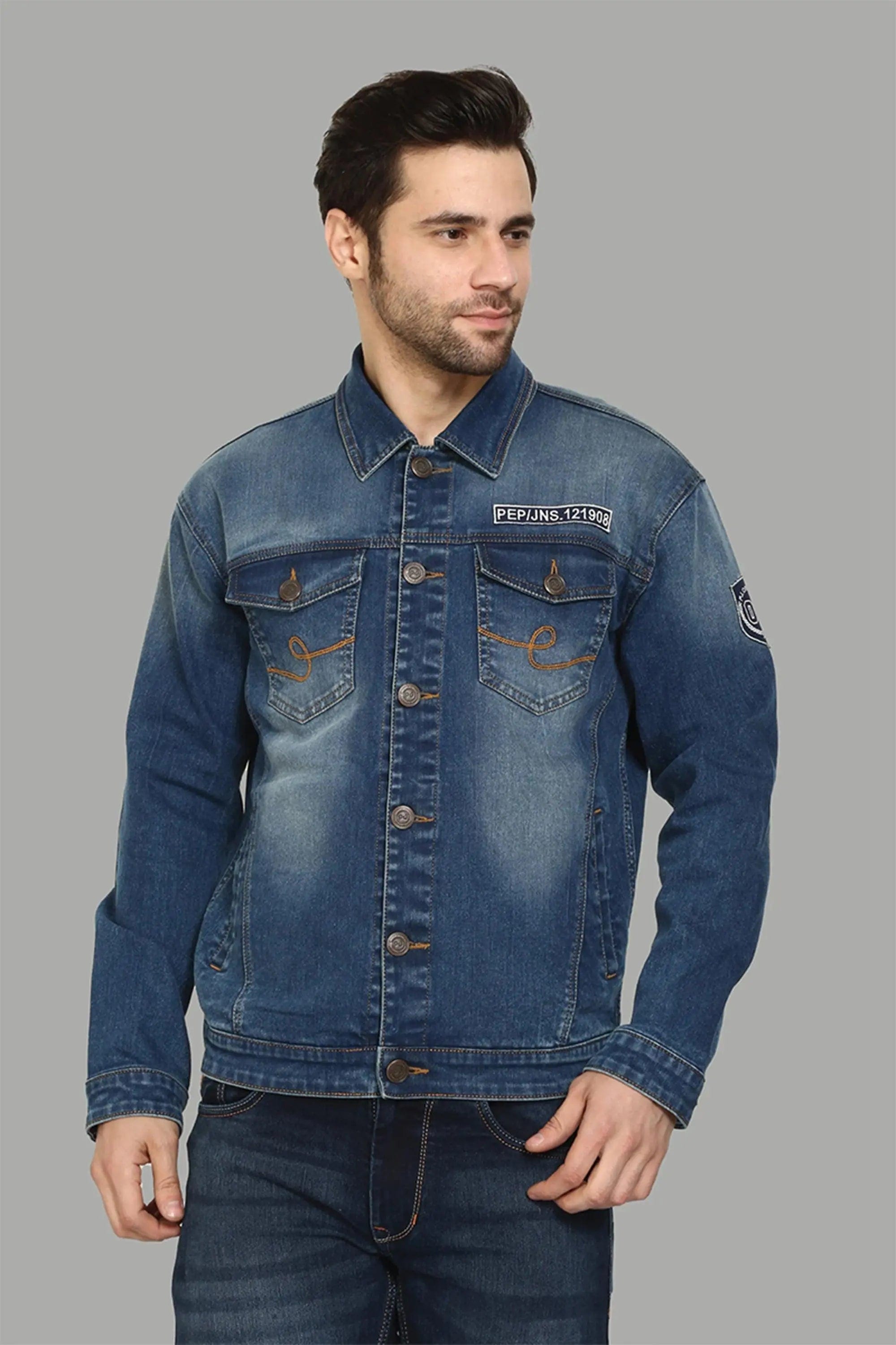 Jacket: Buy Men's Fit Dark Blue Jacket | VOI Jeans – Voi Jeans