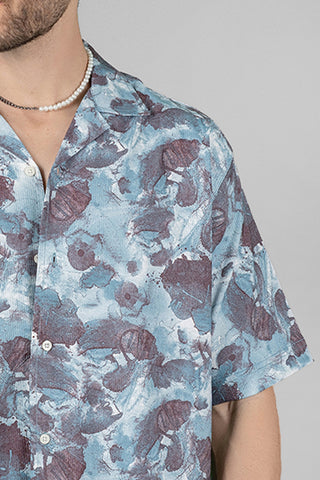 Oversized Cotton Printed Casual Shirt