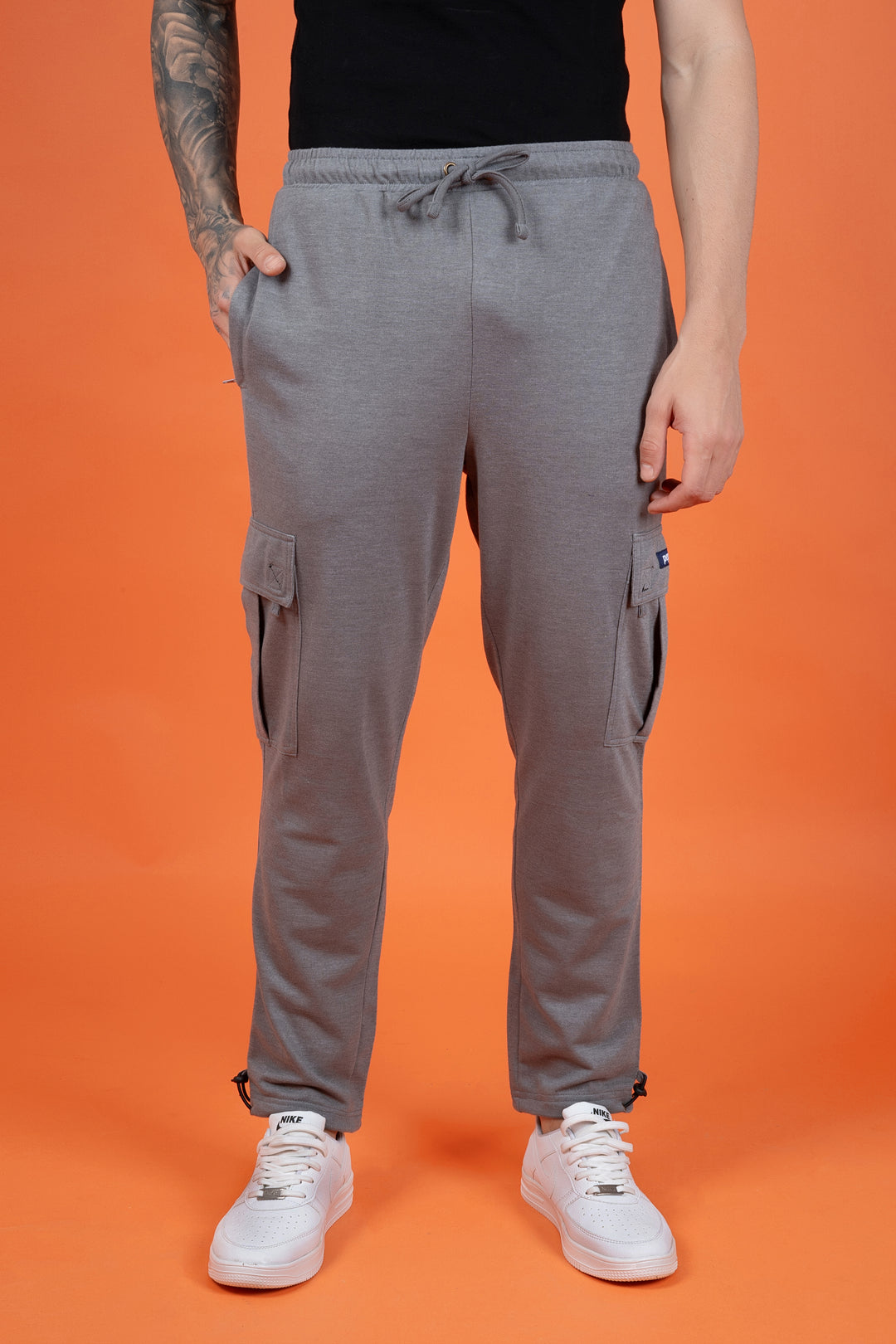 Men's Grey Premium fabric Joggers