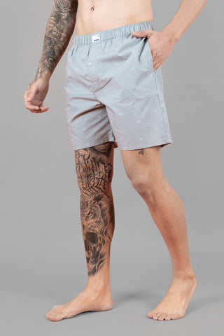 Men's Pista Cotton Boxers - Printed Pattern