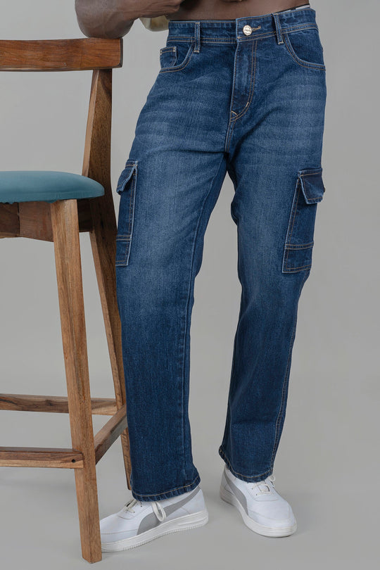Buy Denim Cargo Jeans for Men Online at Best Price – Peplos Jeans