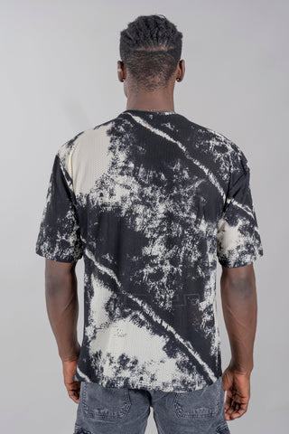 Printed Mesh T-shirt for Men