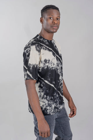 Printed Mesh T-shirt for Men