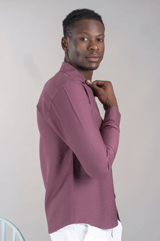 Stylish Onion Colour Shirt For Men