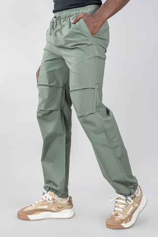 Olive Parachute Pant For Men