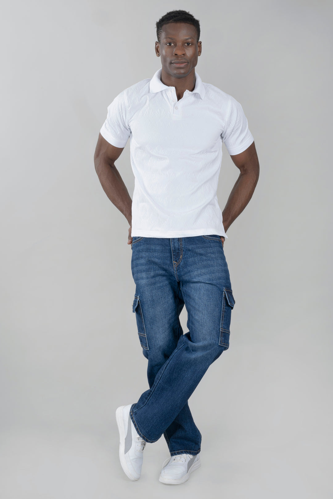 White T Shirt With Jeans ADPT Oversized T-shirt In White