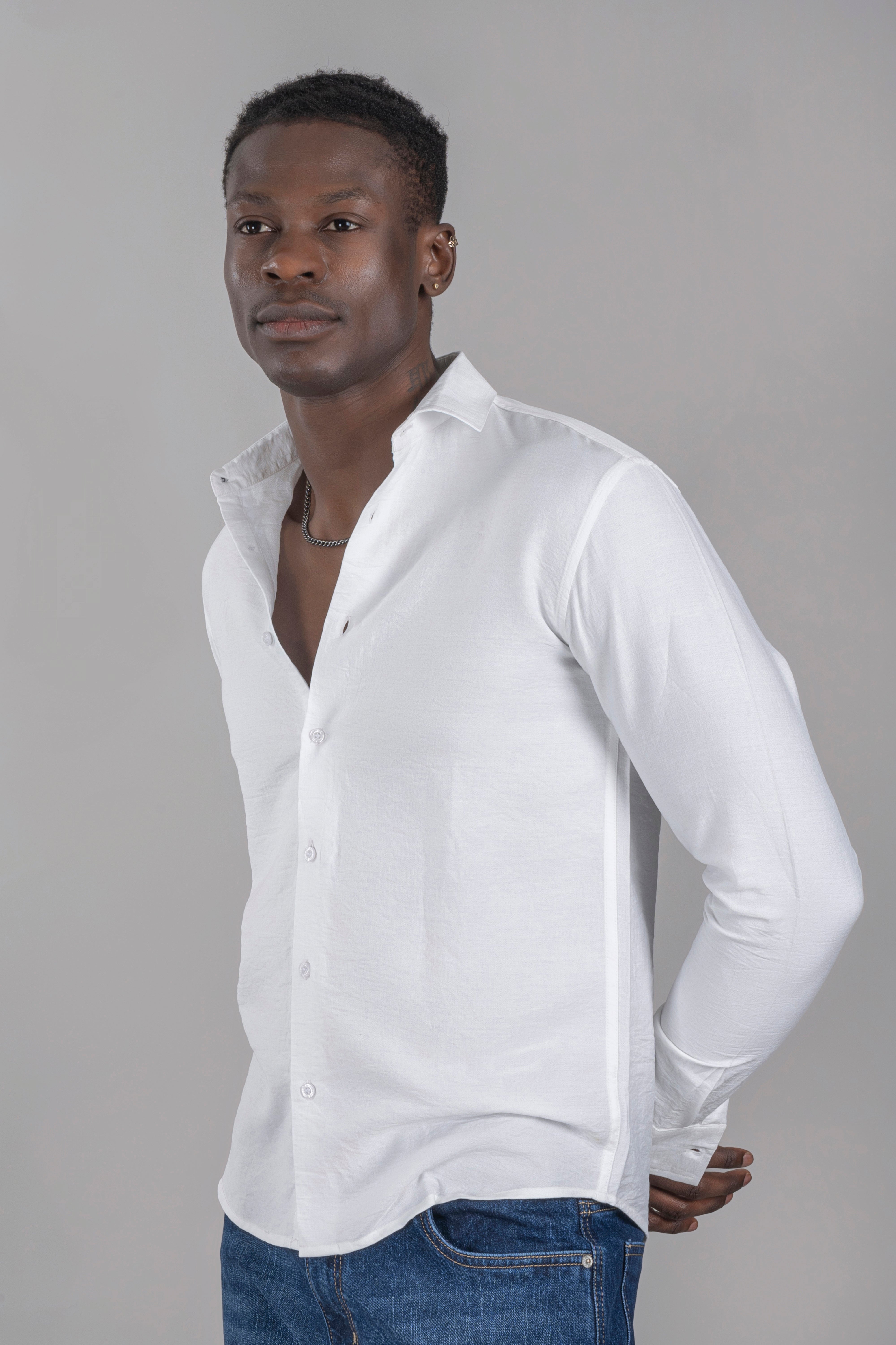 Stylish White Shirt For Men