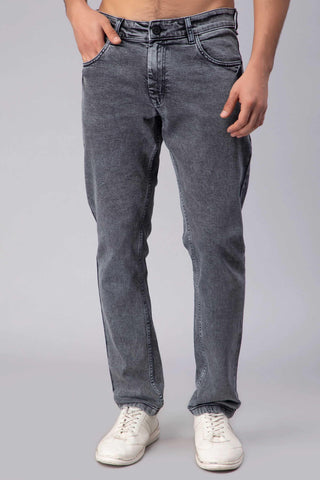 Ankle Fit Shady Grey Denim Jeans For Men