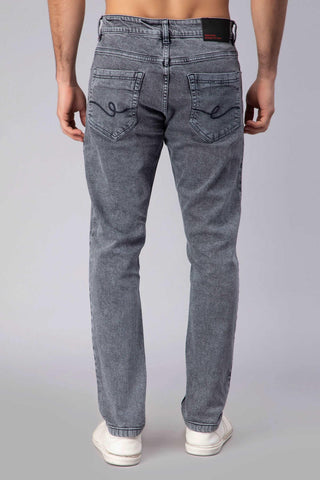 Ankle Fit Shady Grey Denim Jeans For Men