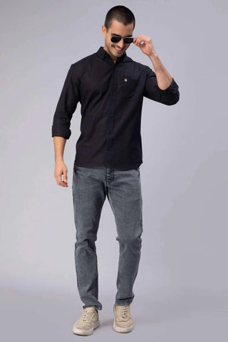 Ankle Fit Shady Grey Denim Jeans For Men