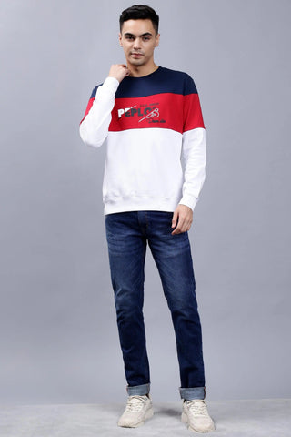 Men's Regular Fit Multi-Color Premium Sweatshirt