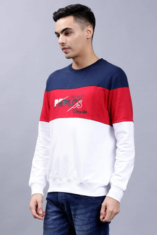 Men's Regular Fit Multi-Color Premium Sweatshirt